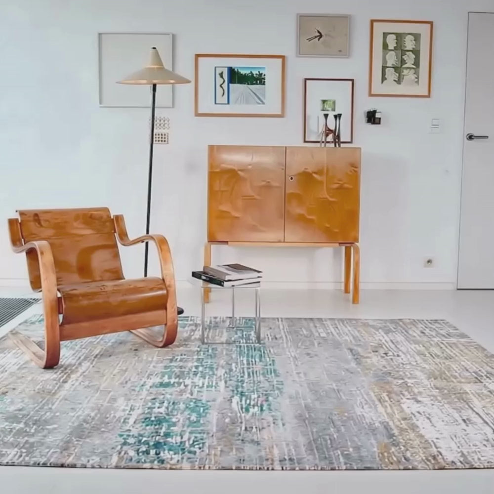 video de alfombra azul