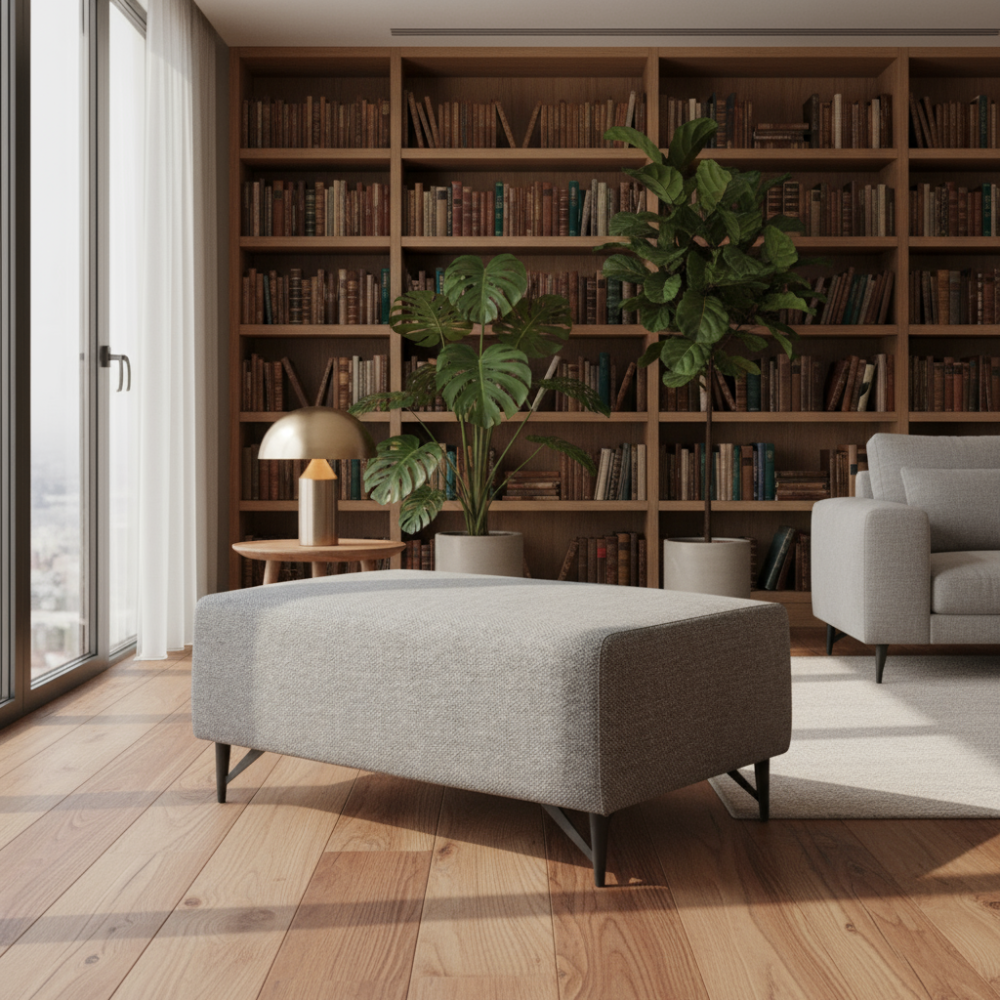 Pouf Banqueta Pata Alta