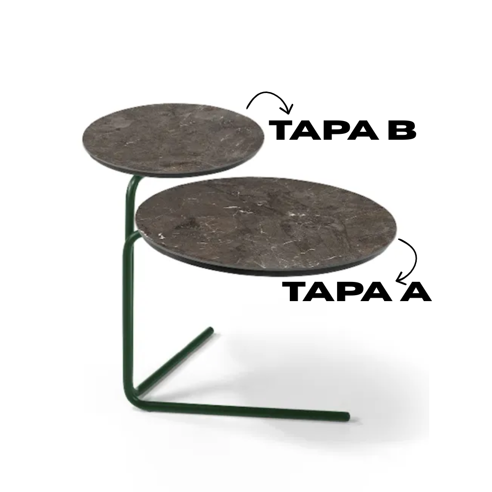 Mesa auxiliar modelo NC-R2 Tapa porcelánico