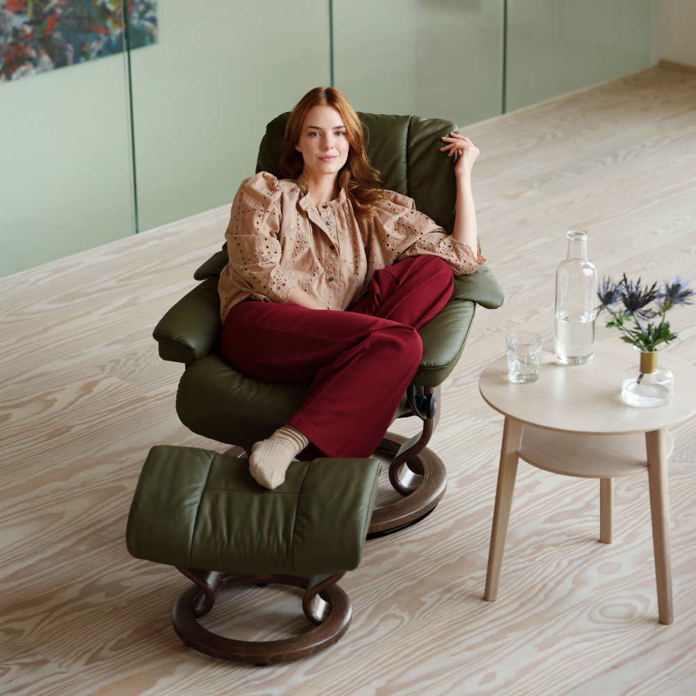 Sillon modelo RENO Classic Plus™ System de STRESSLESS en piel Batick