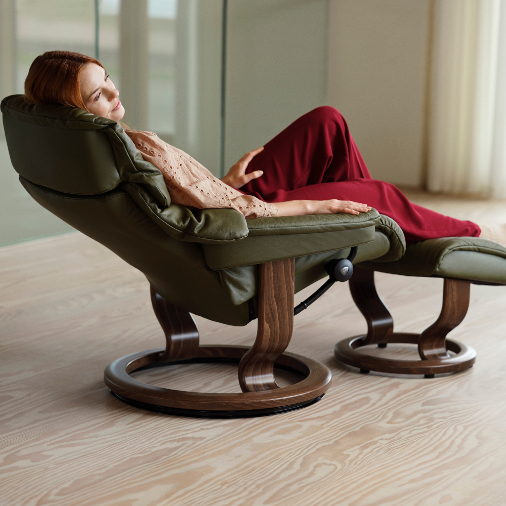 Sillon modelo RENO Classic Plus™ System de STRESSLESS en piel Batick