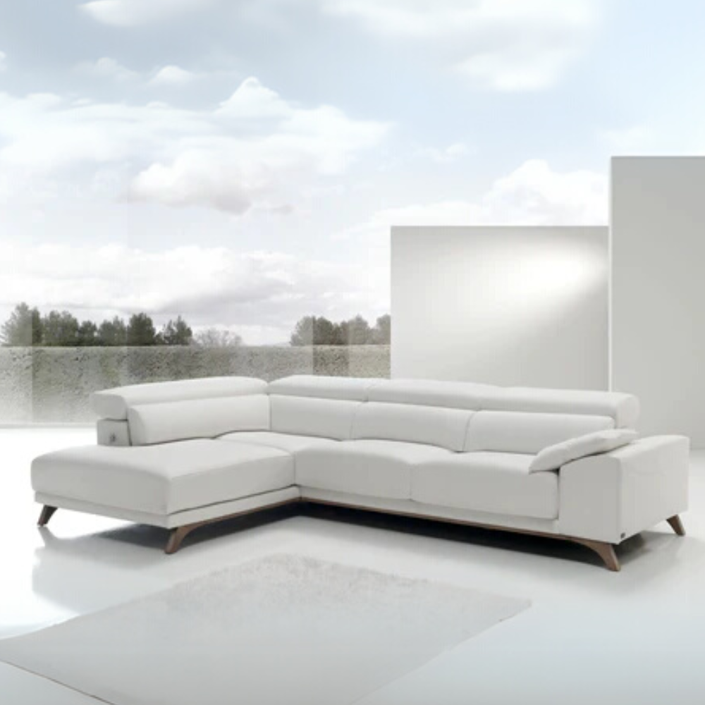 Rinconera de diseño modelo MADEIRA Tapizado Aquaclean