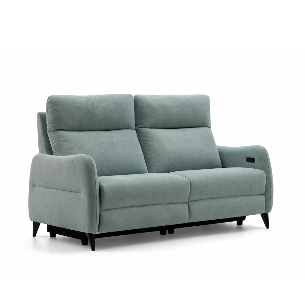 Sofá 2 asientos de fondo reducido modelo RIVER con asientos relax