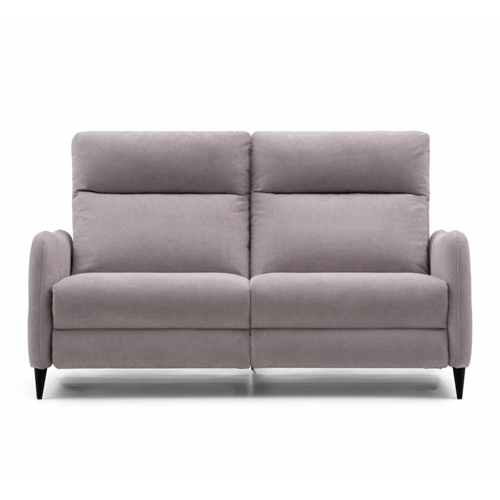 Sofá de fondo reducido modelo RIVER con asientos fijos