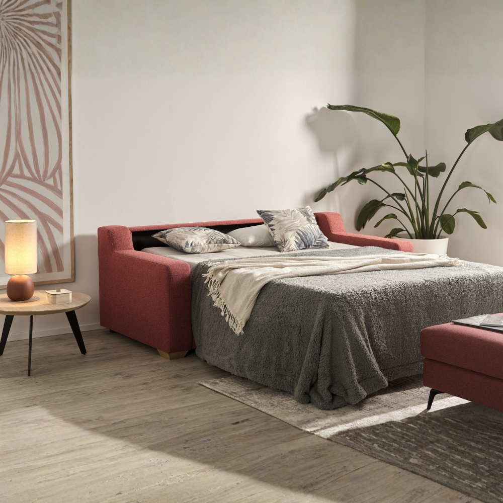 Sofá cama de diseño con sistema Italiano modelo MICHIGAN