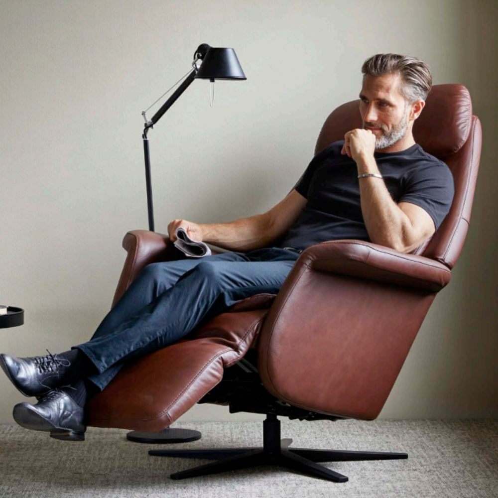 Sillón modelo SAM Pie Sirius Plus™ System Power™ con calefacción piel Paloma