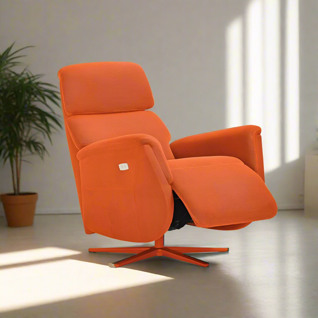 Sillón giratorio relax motorizado modelo EVANS