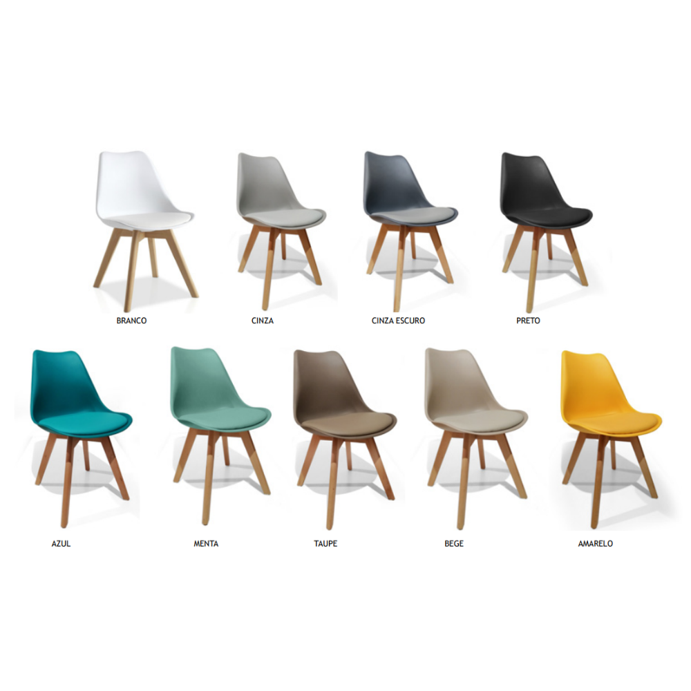 Set de Sillas Diseño Escandinavo