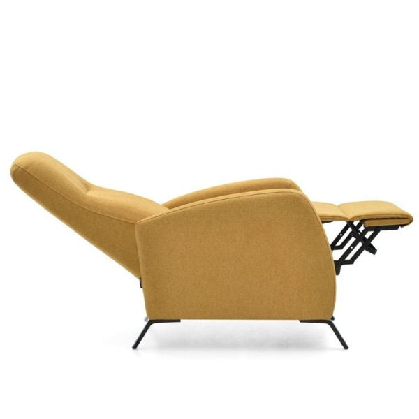 Butaca relax manual pata metal modelo ROCSI Tapizado Tela antimanchas