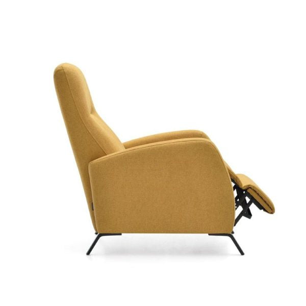 Butaca relax manual pata metal modelo ROCSI Tapizado Tela antimanchas