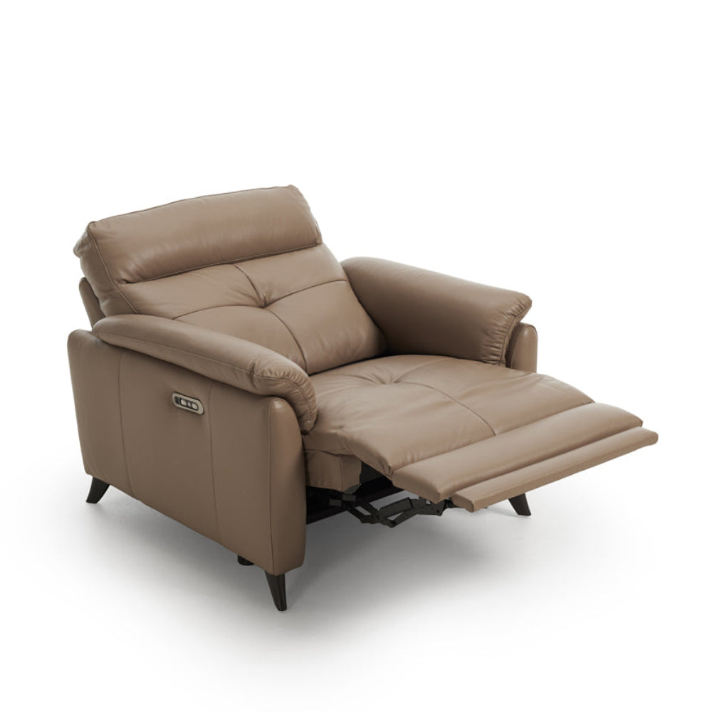 Butaca relax modelo HENRIETTA en piel