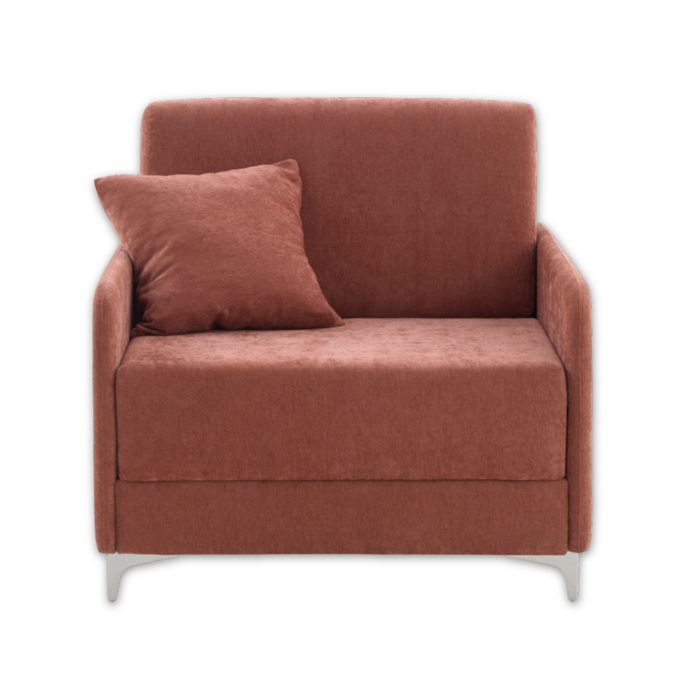 butaca cama modelo matisse en rojo