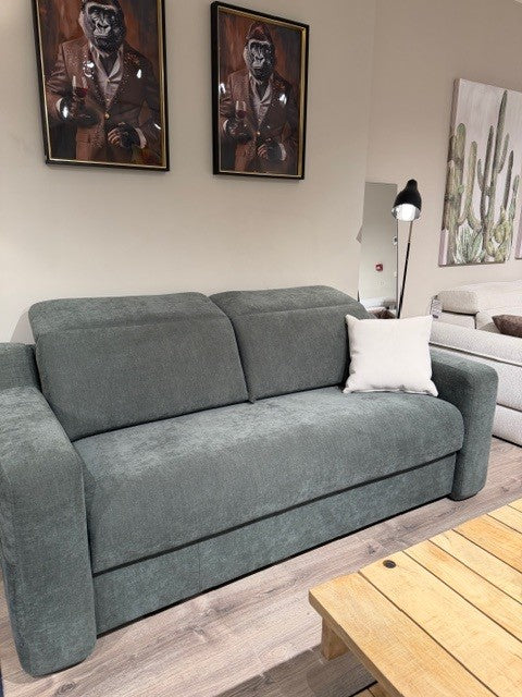 Sofá cama con cabezal reclinable y sistema de apertura italiana AMORE