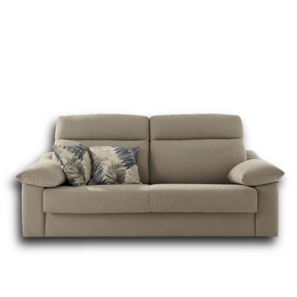 Sofá cama modelo BERTON con sistema Italiano Tapizado con entrega Express