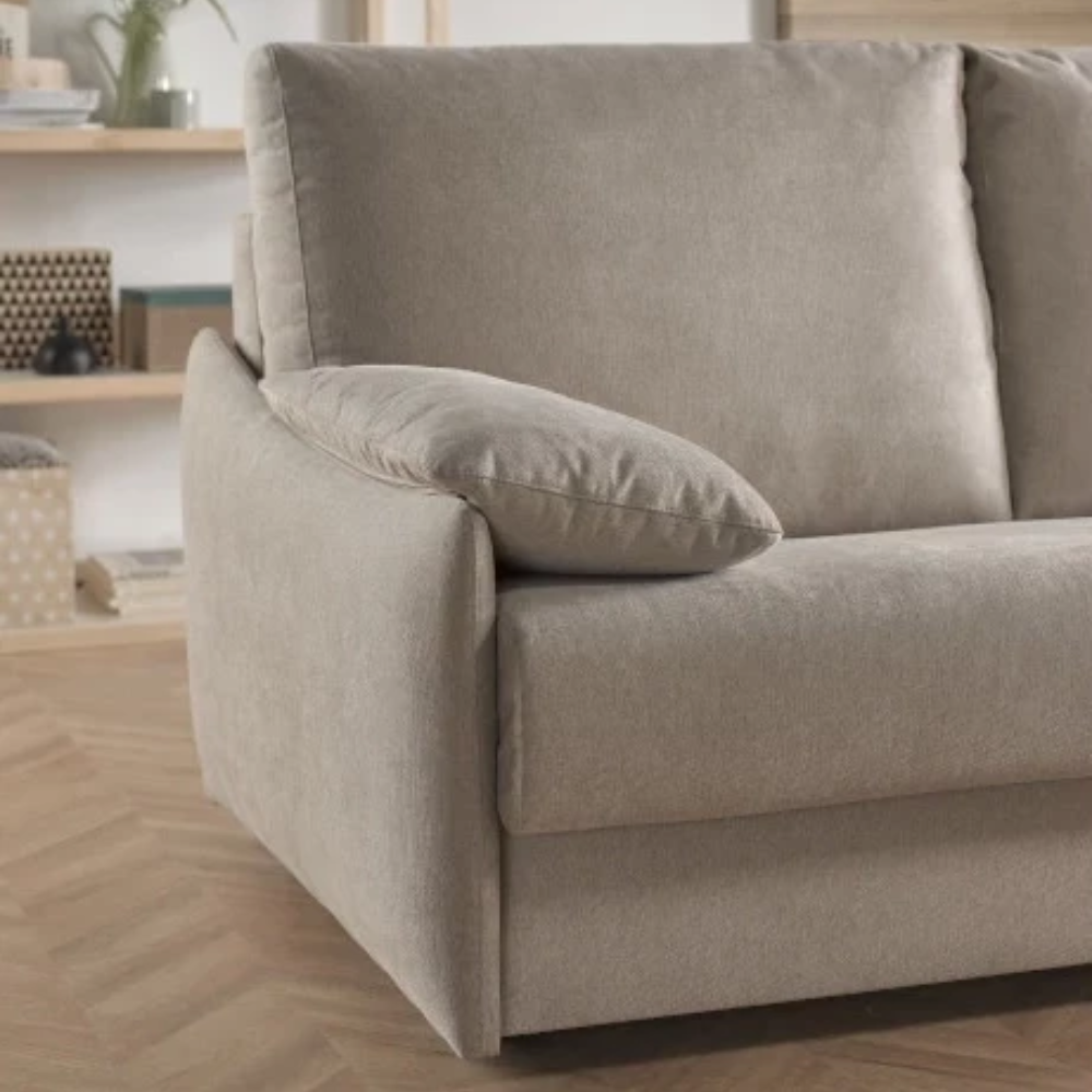 Sofá cama modelo ALGARVE con sistema de apertura italiana