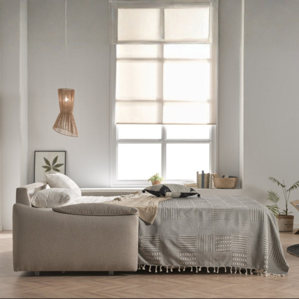 Sofá cama modelo ALGARVE con sistema de apertura italiana