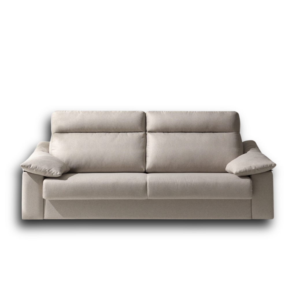 Sofá cama modelo BERTON con sistema Italiano tapizado Aquaclean
