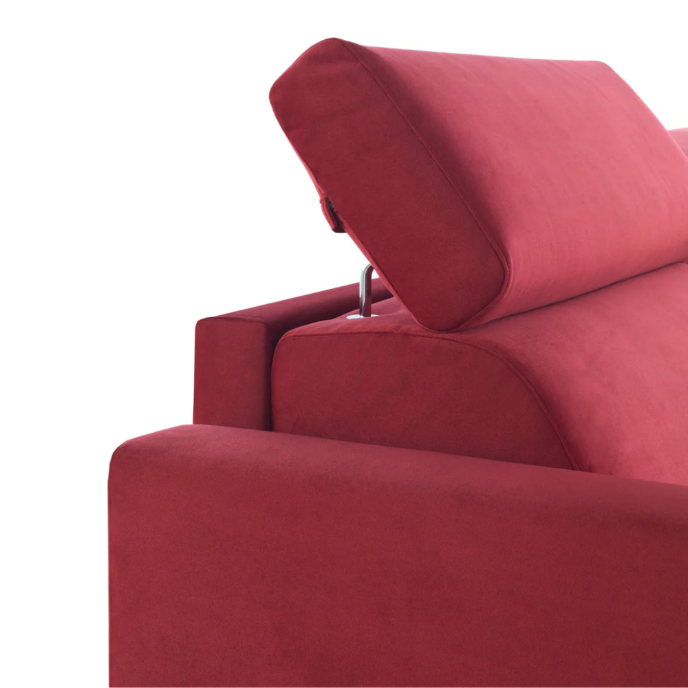 detalle del cabecero abatible del sofa cama bradfrod