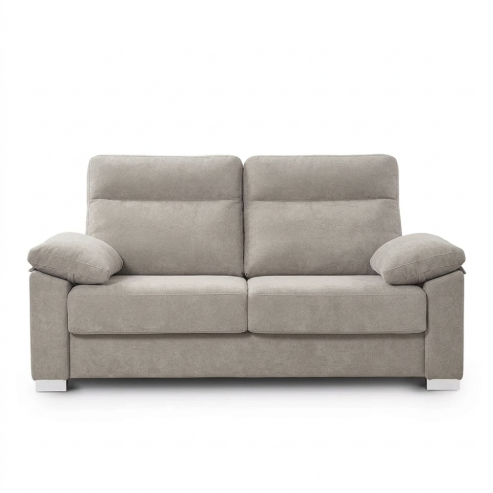 Sofá cama ergonómico con apertura italiana modelo LEO Tapizado Express