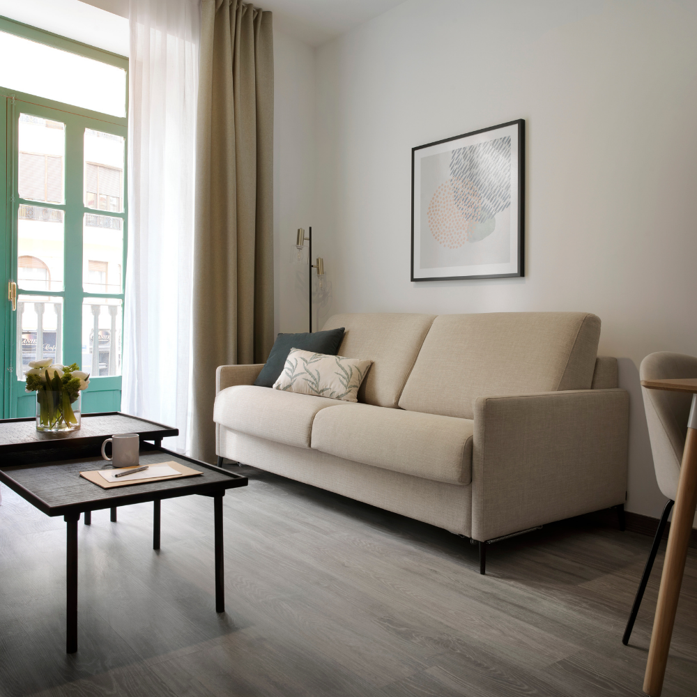 sofa cama modelo castel en ambiente
