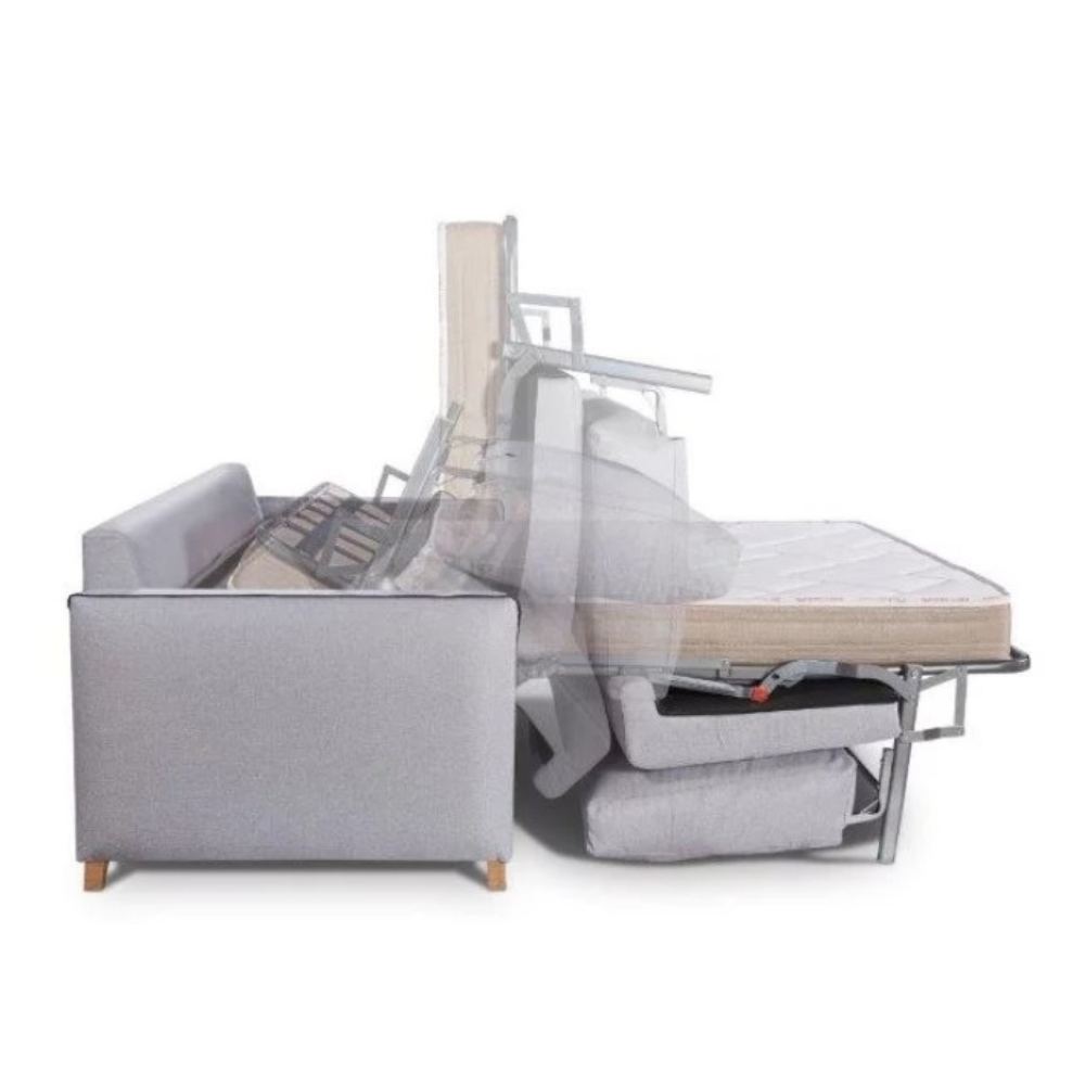 Sofá cama modelo LYSSA con Apertura italiana Tapizado Antimanchas