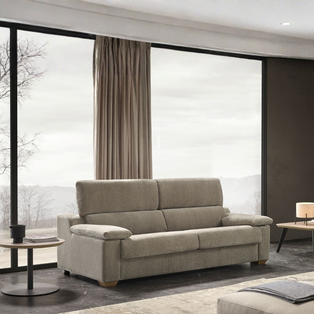 Sofá cama de diseño con sistema Italiano modelo ORMOND