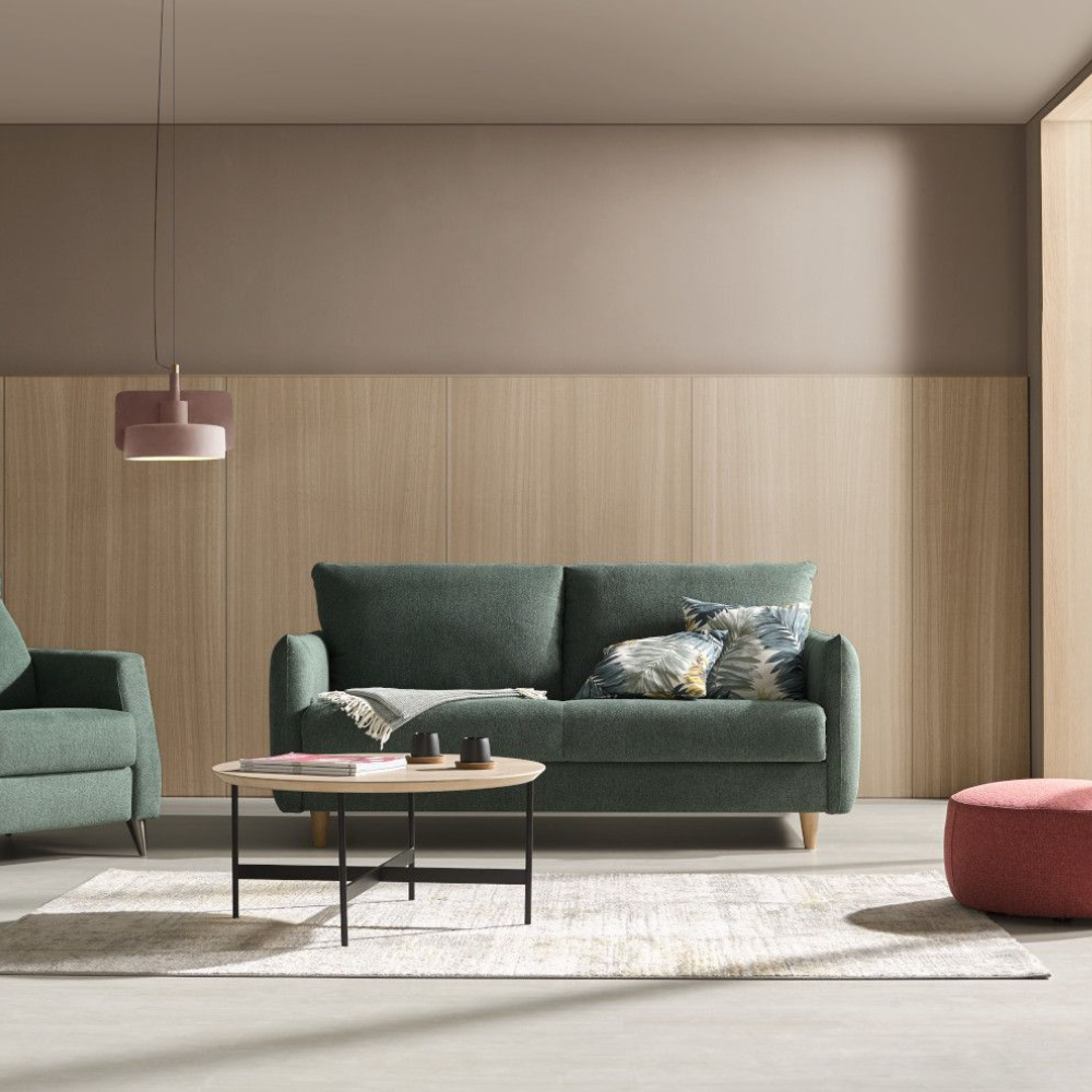 Sofá con cama modelo MINIMAL con sistema de apertura Italiano