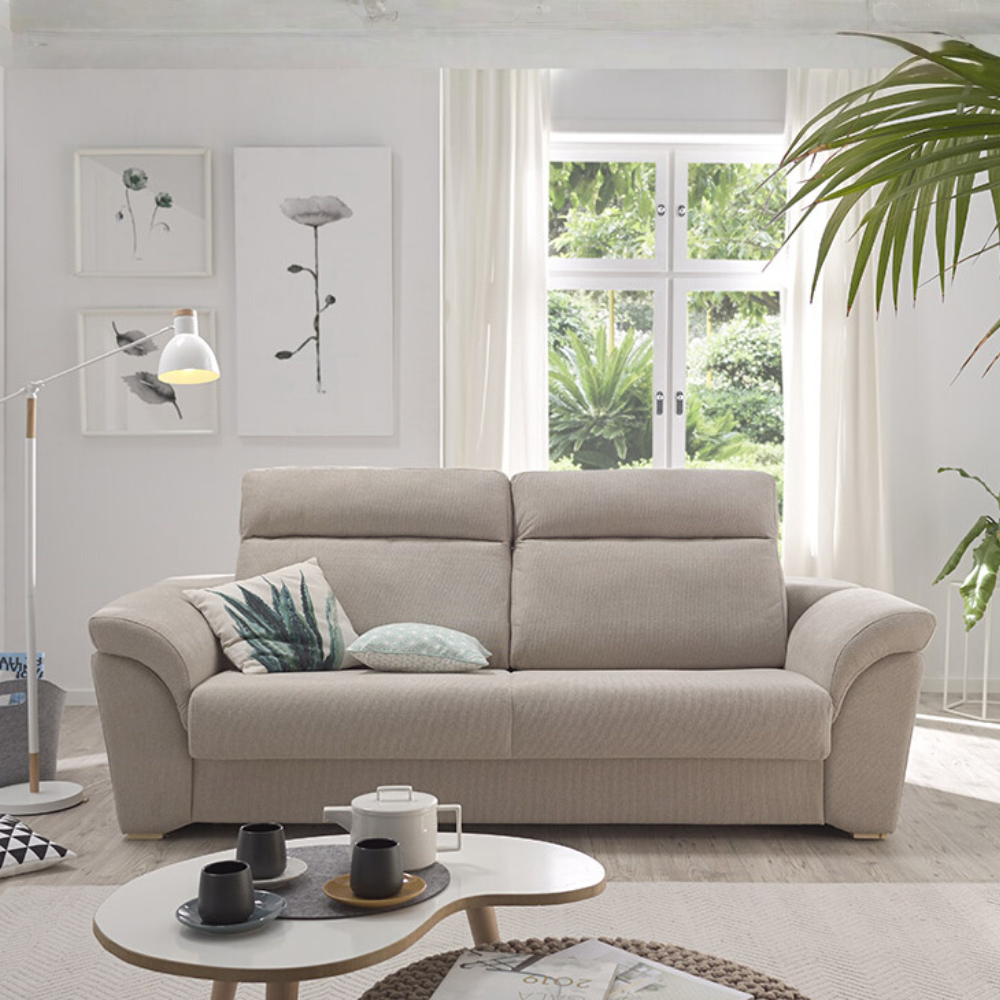 Sofá cama con sistema de apertura italiana modelo LEA