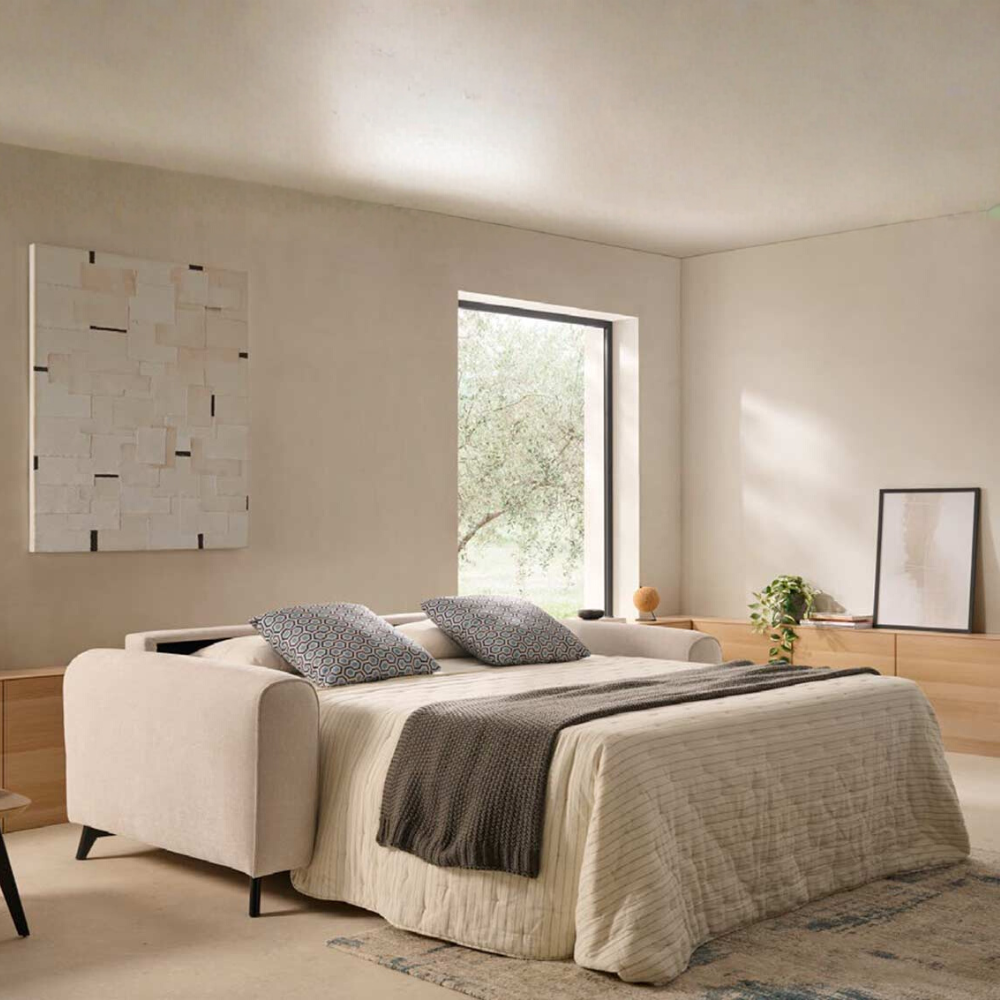 Sofá cama modelo KRAVITZ con sistema Italiano