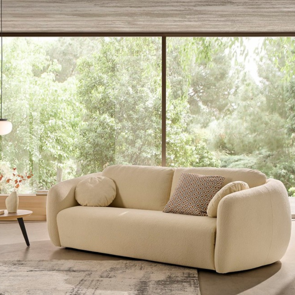 Sofá cama modelo MEZZALUNA con sistema Italiano