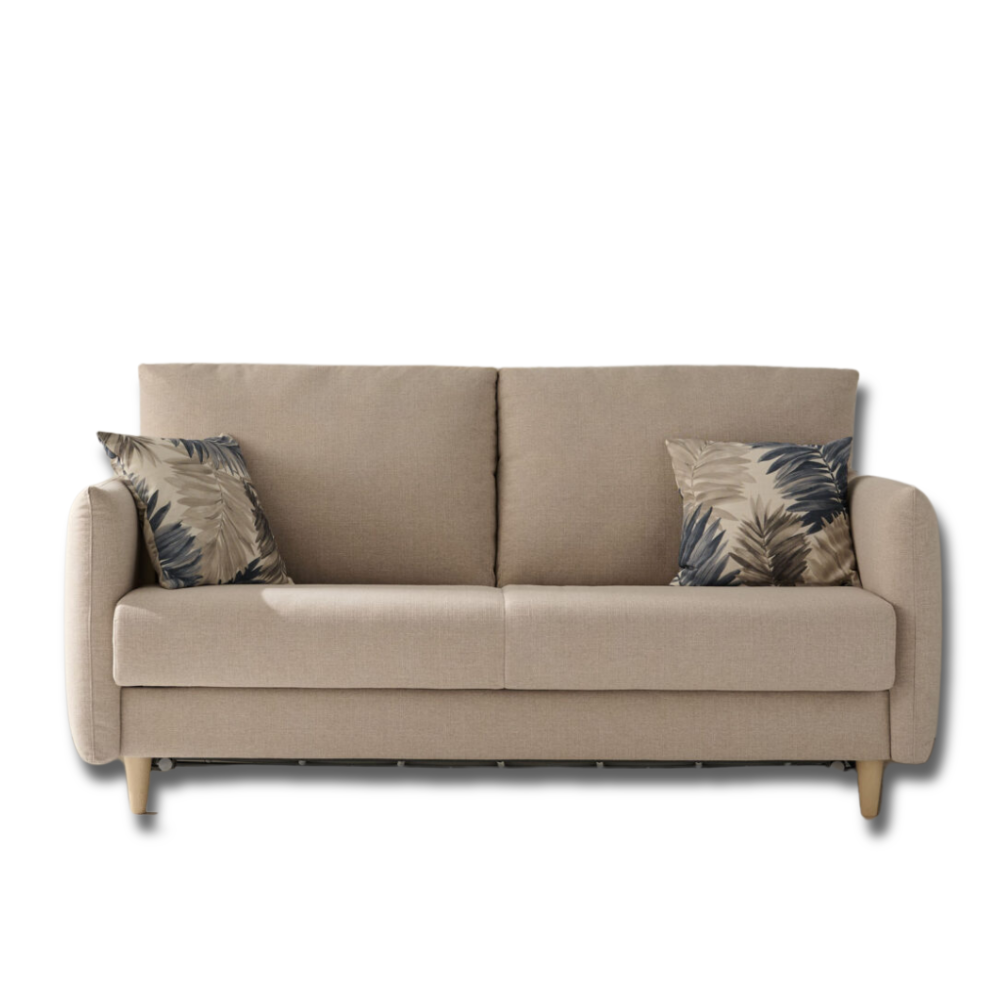 Sofá cama modelo MINIMAL con sistema Italiano servicio rápido