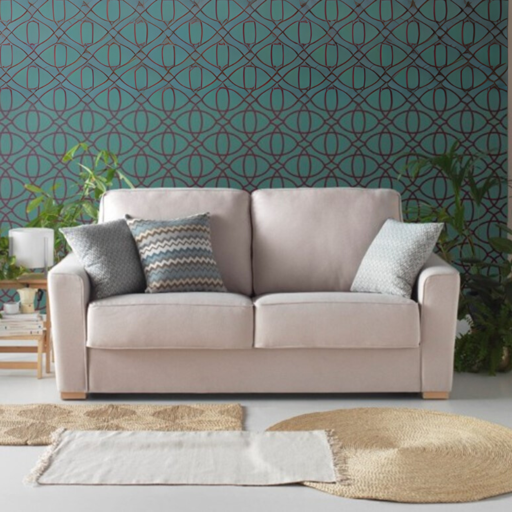 Sofá cama con sistema de apertura italiana modelo LINA