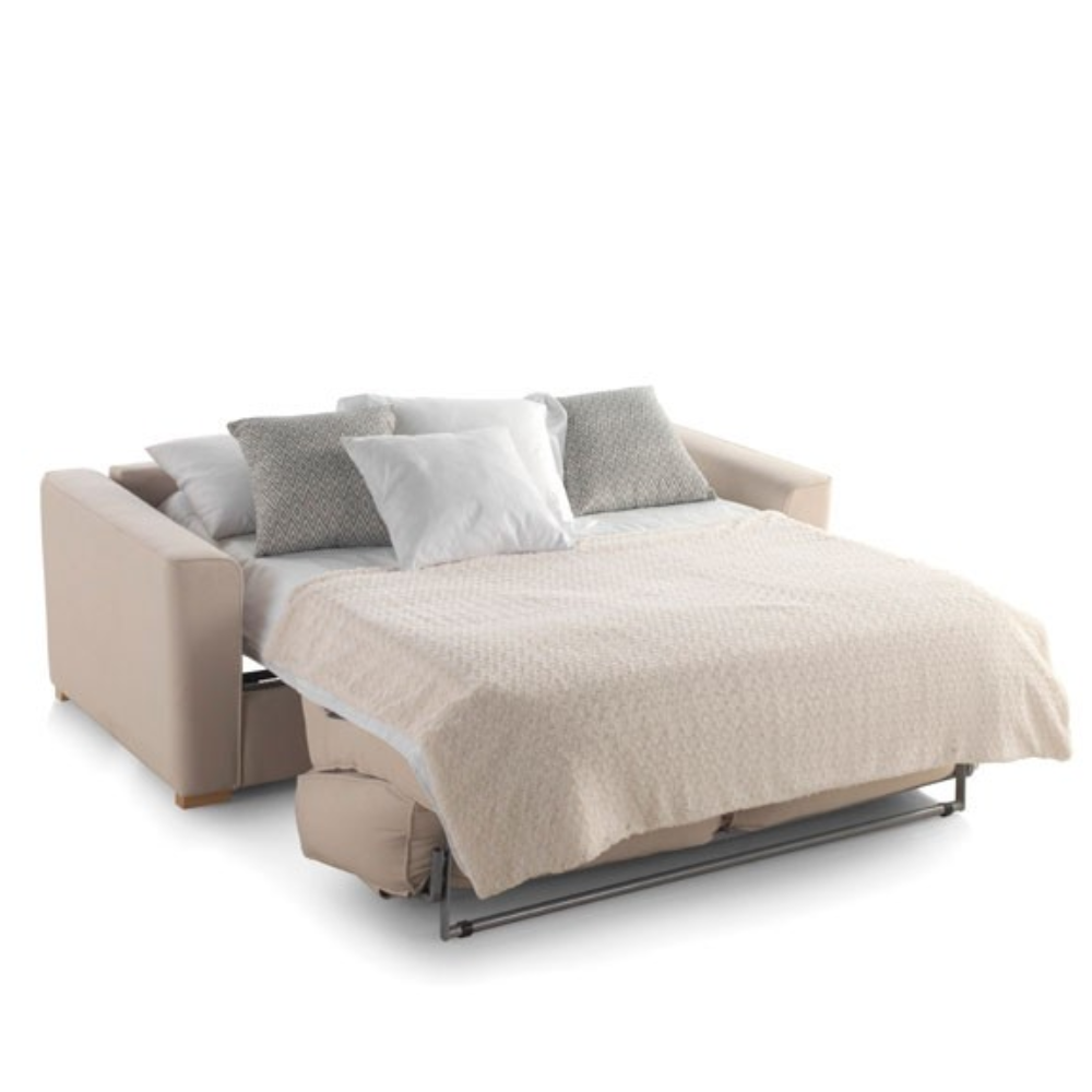 Sofá cama con sistema de apertura italiana modelo LINA