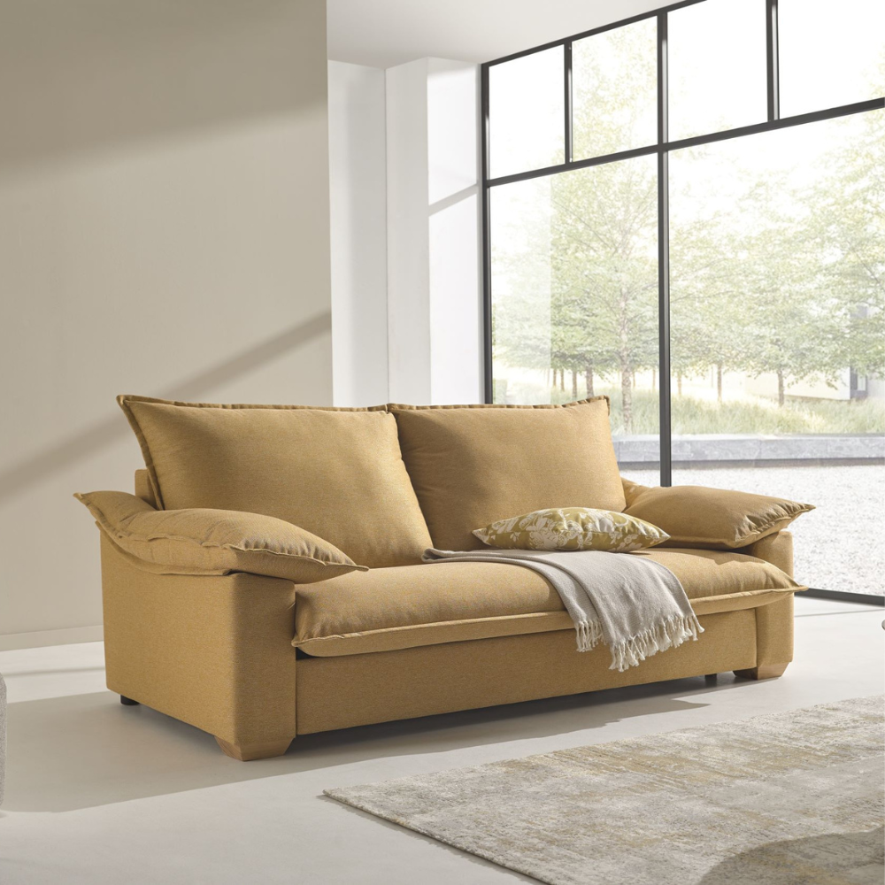 Sofá cama de diseño con sistema Italiano modelo SILENCE