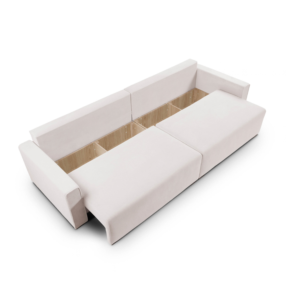 Sofá cama con sistema hop y almacenaje modelo SODI x2