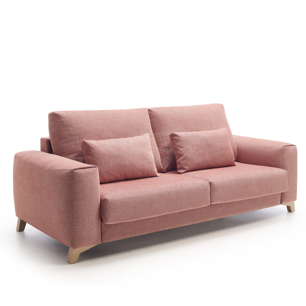 Sofá cama de diseño modelo SWEDEN con sistema de apertura italiana