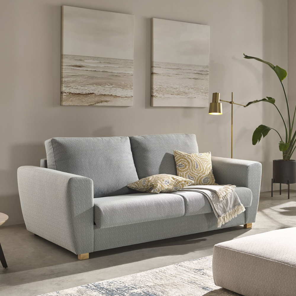 Sofá cama de diseño con sistema Italiano modelo TINA