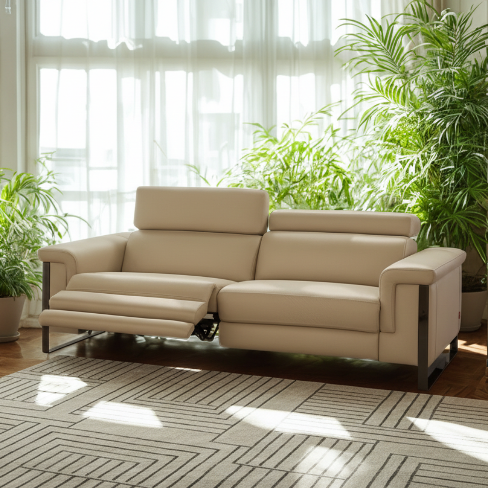 Sofá relax de diseño modelo CUPERTINO Tapizado Piel