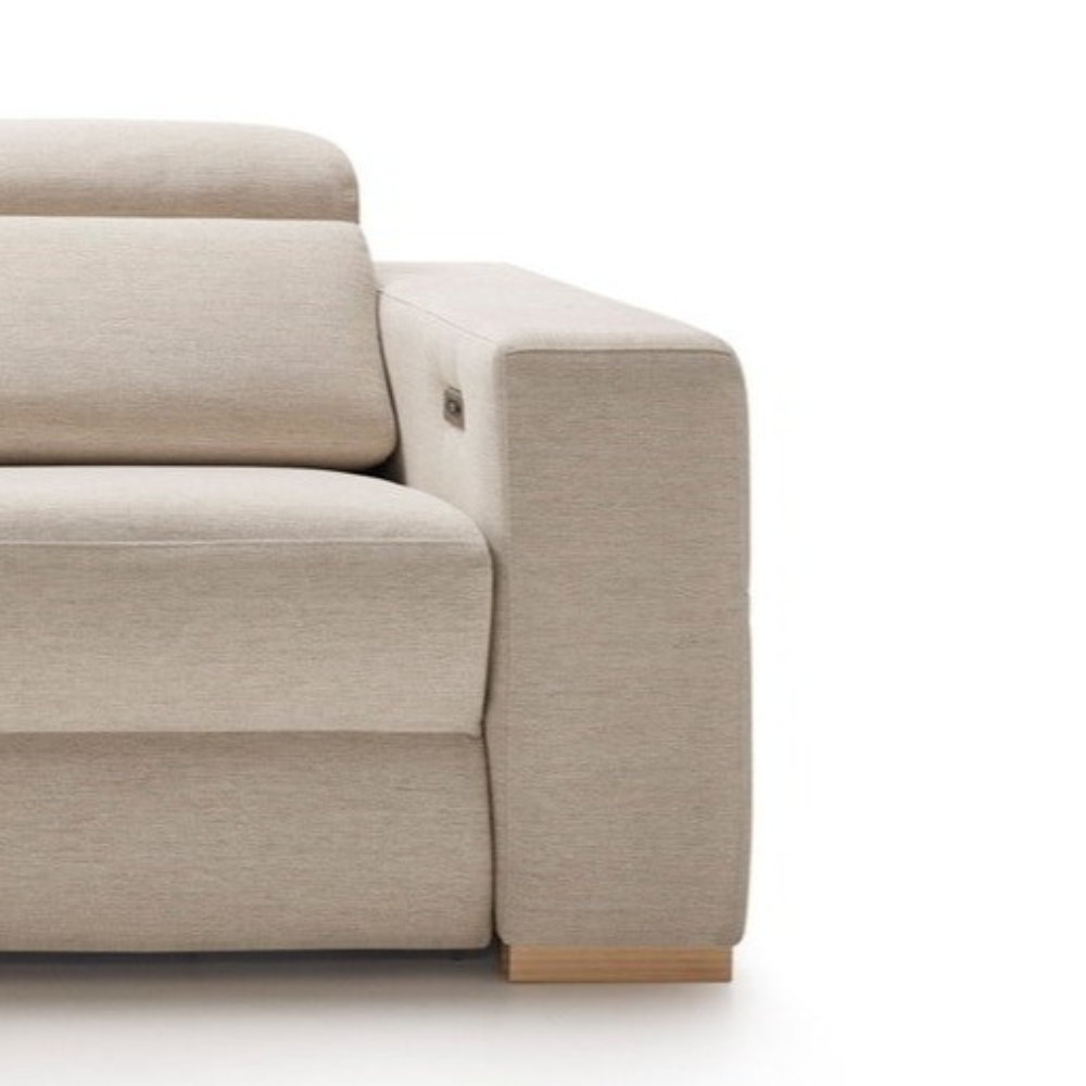 Sofá de diseño con tres asientos relax modelo STING