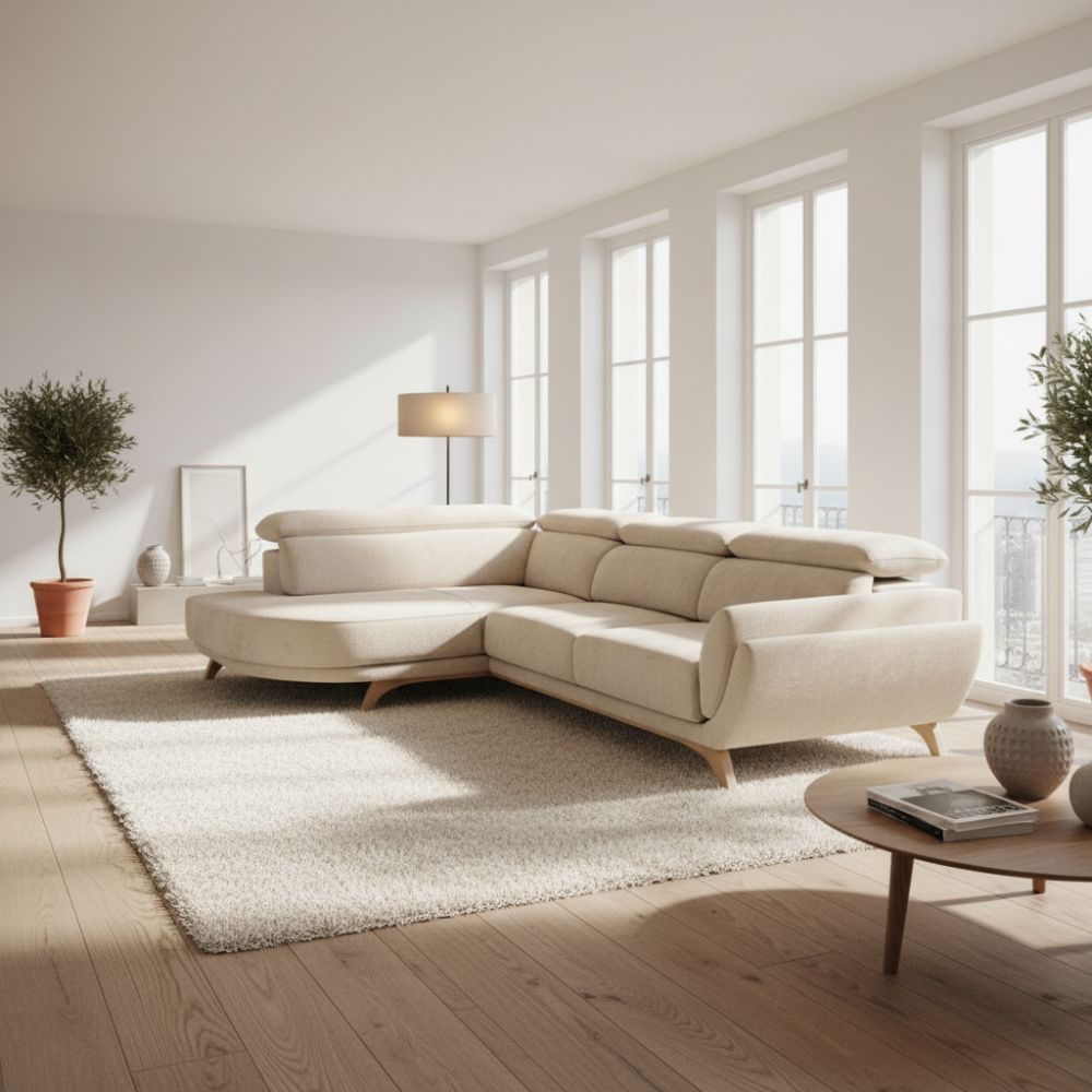 sof Rinconera con Chaiselongue FUNCHAL Disponible en nuestras tiendas de diseño Sidivani en Madrid y en nuestra web