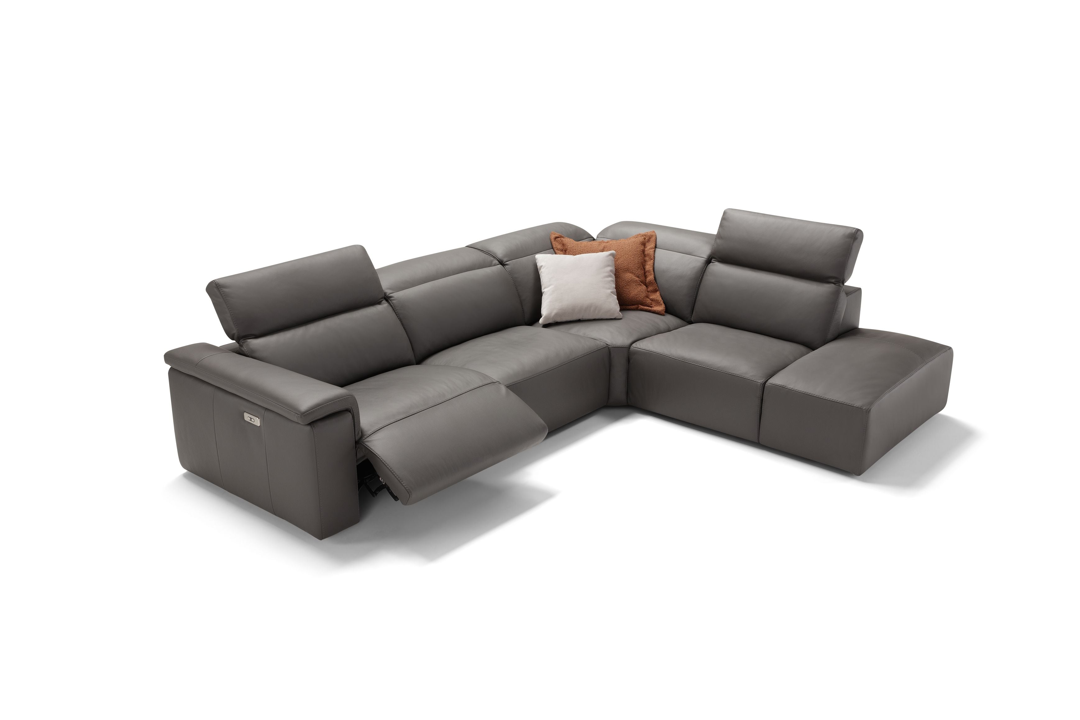 Rinconera de diseño con relax modelo Terranova en Piel