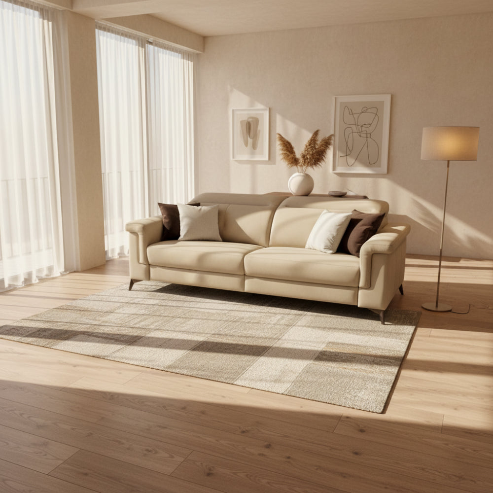 Sofa Relax con pata de metal modelo VICTORIA