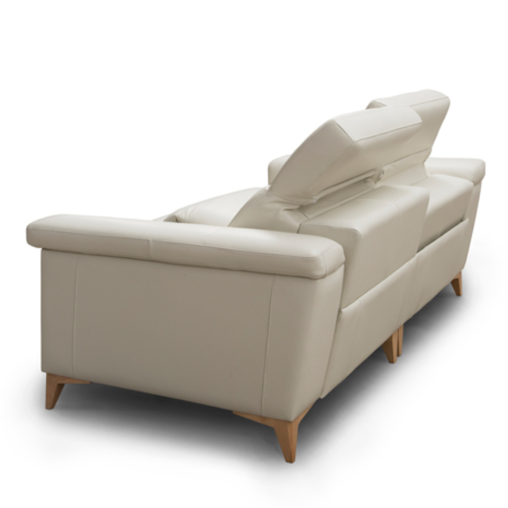 Sofa con pata de madera modelo VICTORIA