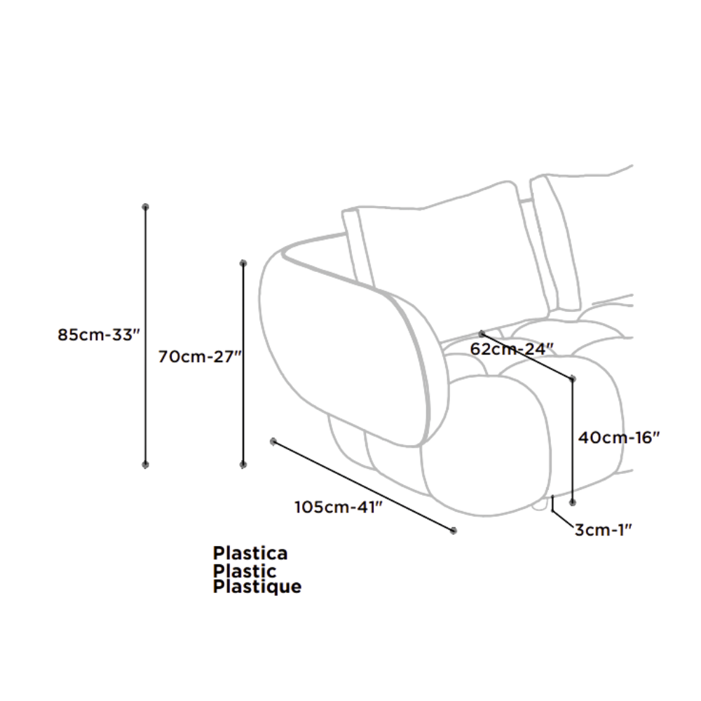 Sofa de diseno Modelo Wenders 35