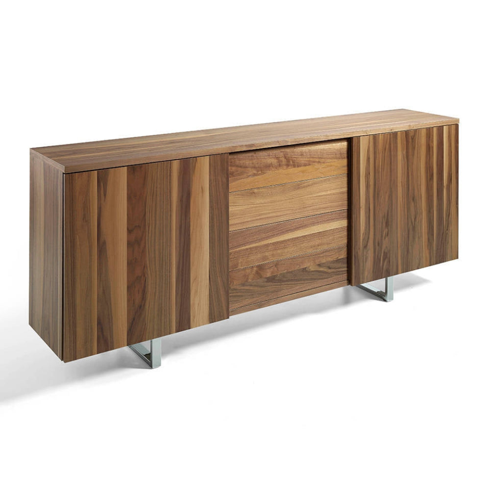 Aparador Madera Chapada Nogal Colección Elegance