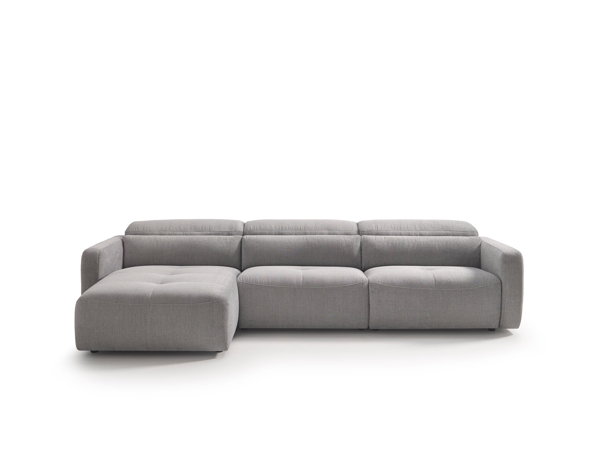Chaiselongue de diseño con asientos relax y brazo reducido modelo BOSSANOVA