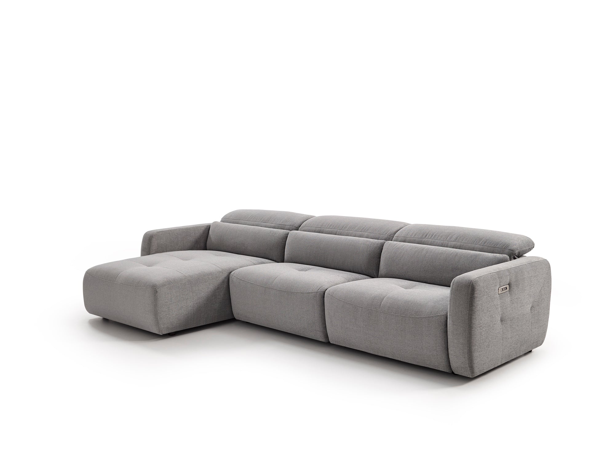 Chaiselongue de diseño con asientos relax y brazo reducido modelo BOSSANOVA