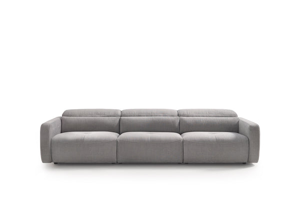 Sofá de diseño con asientos relax modelo BOSSANOVA brazo reducido