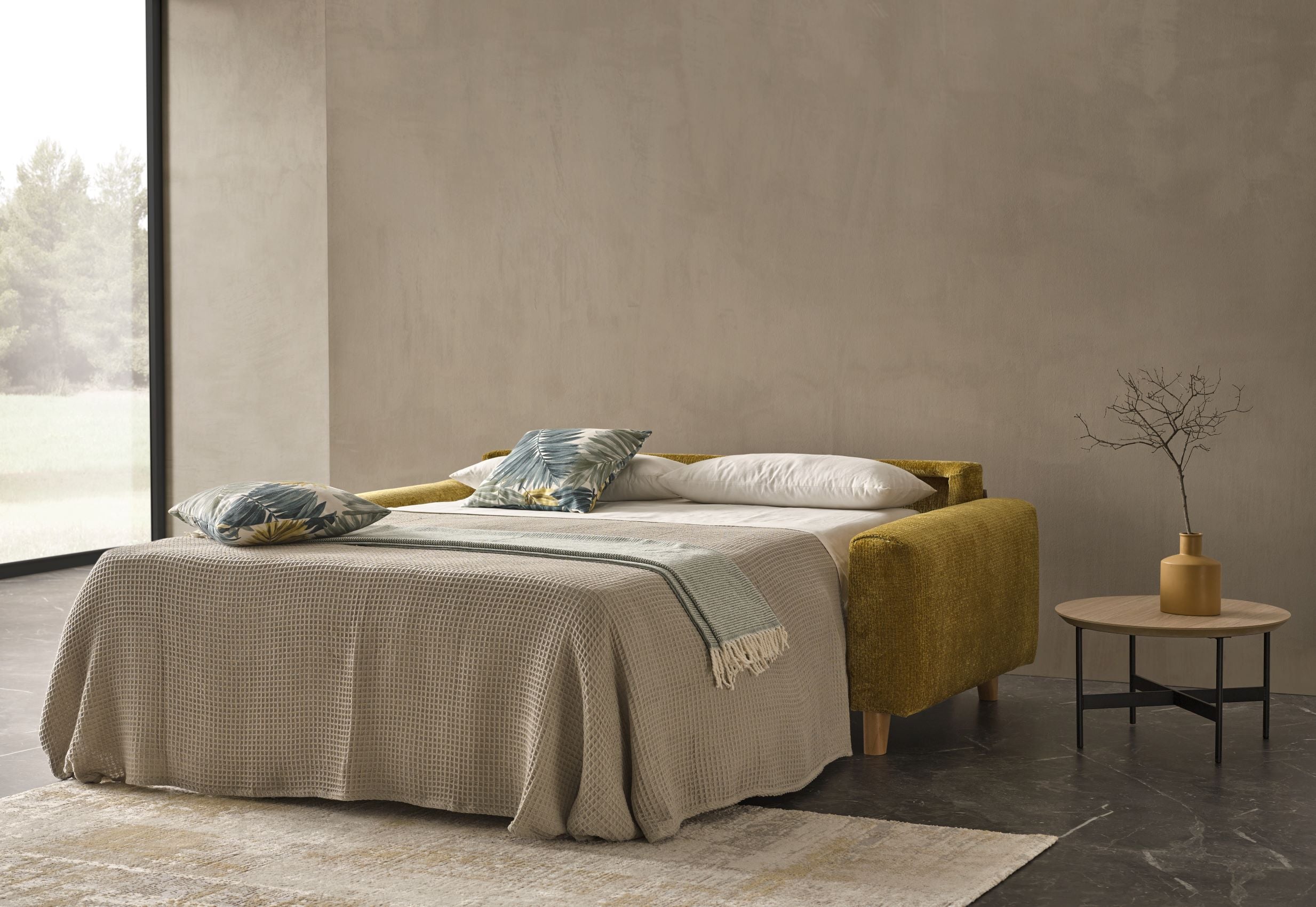 Sofá cama modelo BRISA con sistema Italiano.
