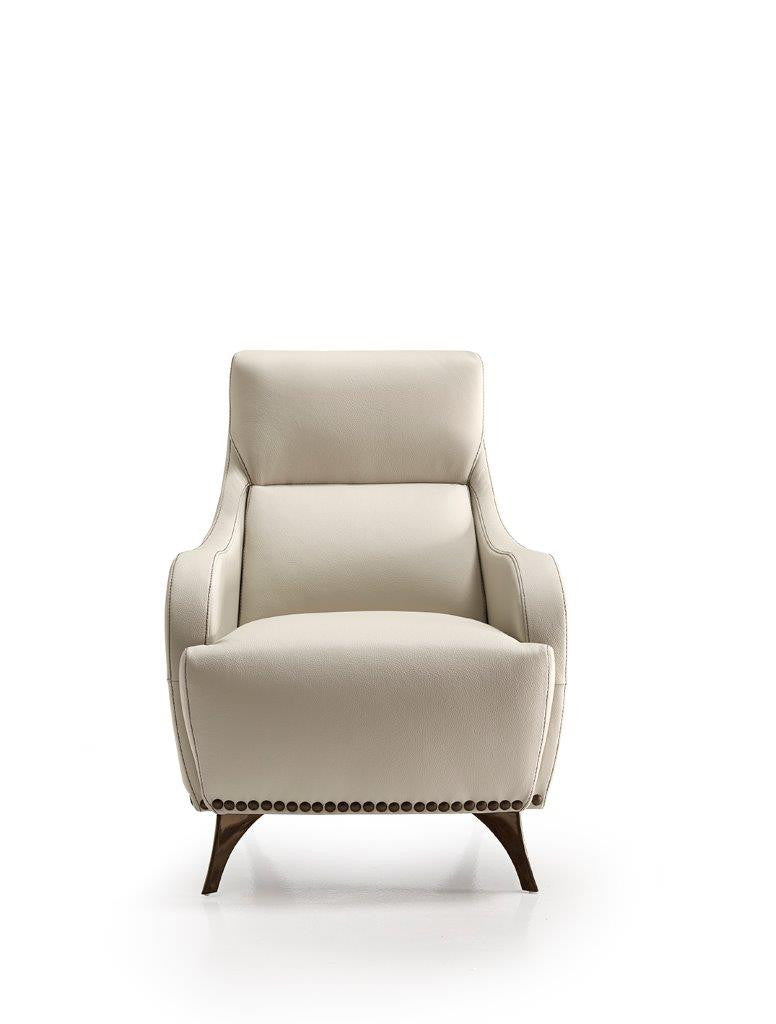 Butaca de diseño modelo DAX en piel
